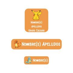 WRLD 139 etiquetas escolares personalizadas con diseños Movies & TV en vinil resistente