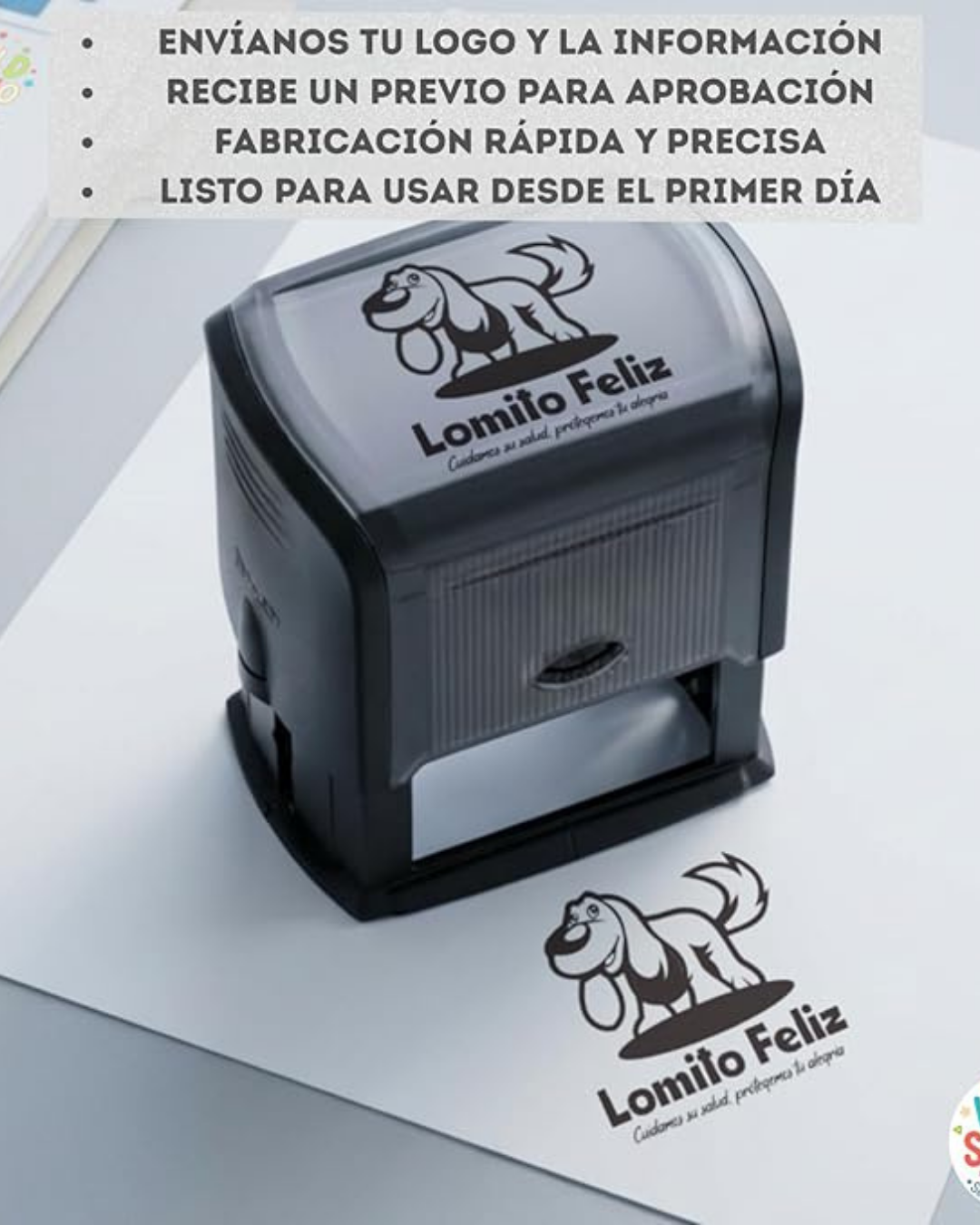 Sello Personalizado para Empresas 6 x 3.3 cm