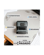 Kit de 3 Sellos Automáticos Pagado Recibido Entregado