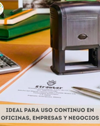 Sello Personalizado para Empresas 6 x 3.3 cm