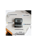 Kit de 3 Sellos Automáticos Pagado Recibido Entregado