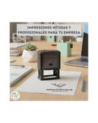 Sello Fechador Personalizado 6 x 4 cm