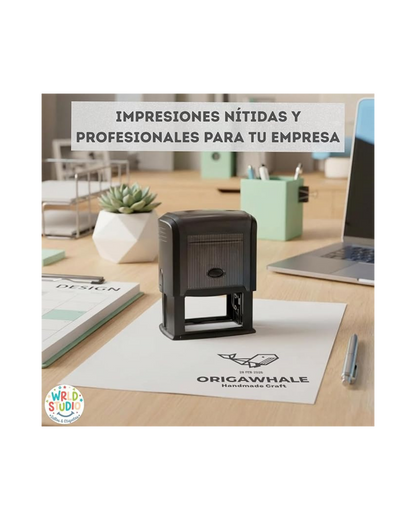 Sello Fechador Personalizado 6 x 4 cm