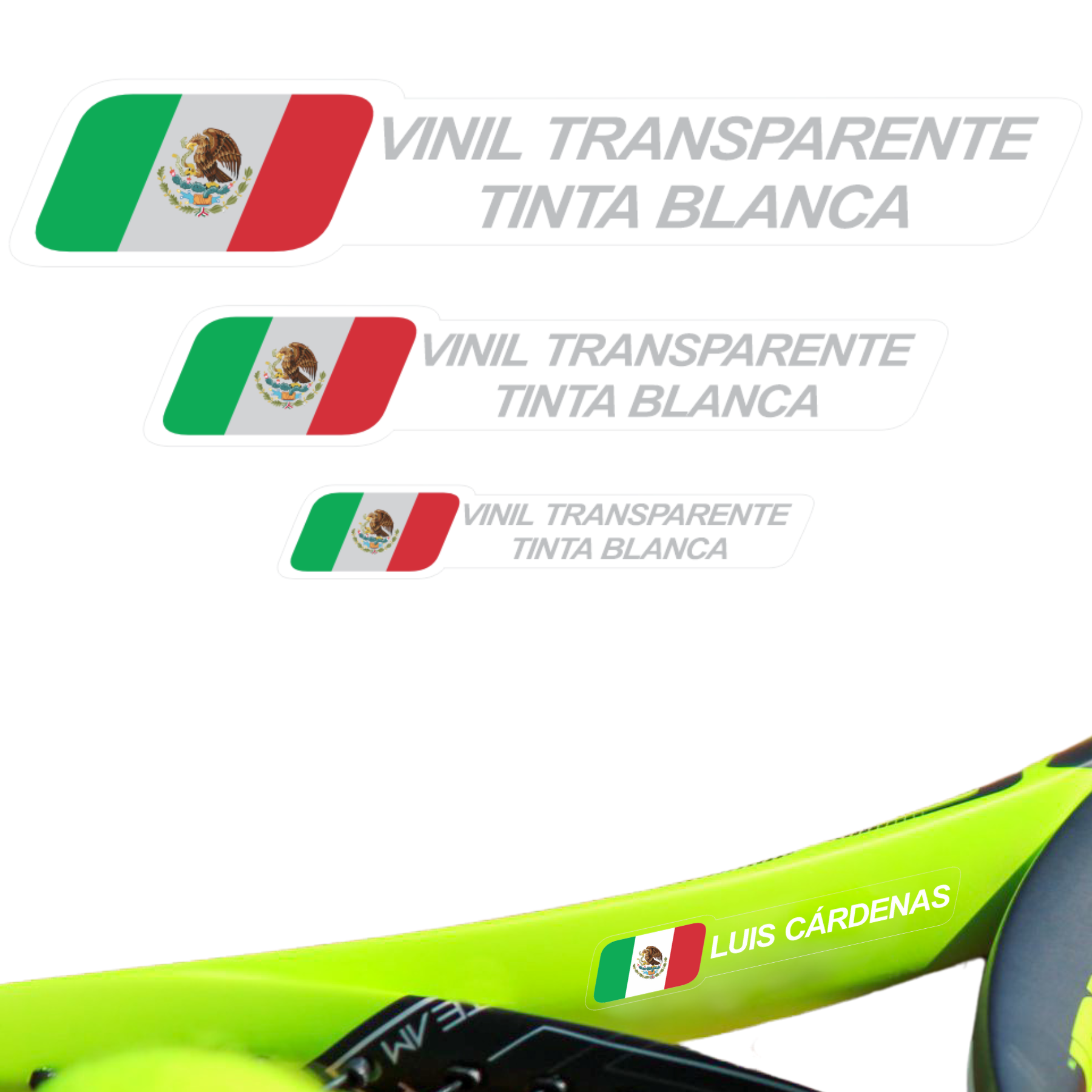 Etiqueta deportiva personalizada para botella