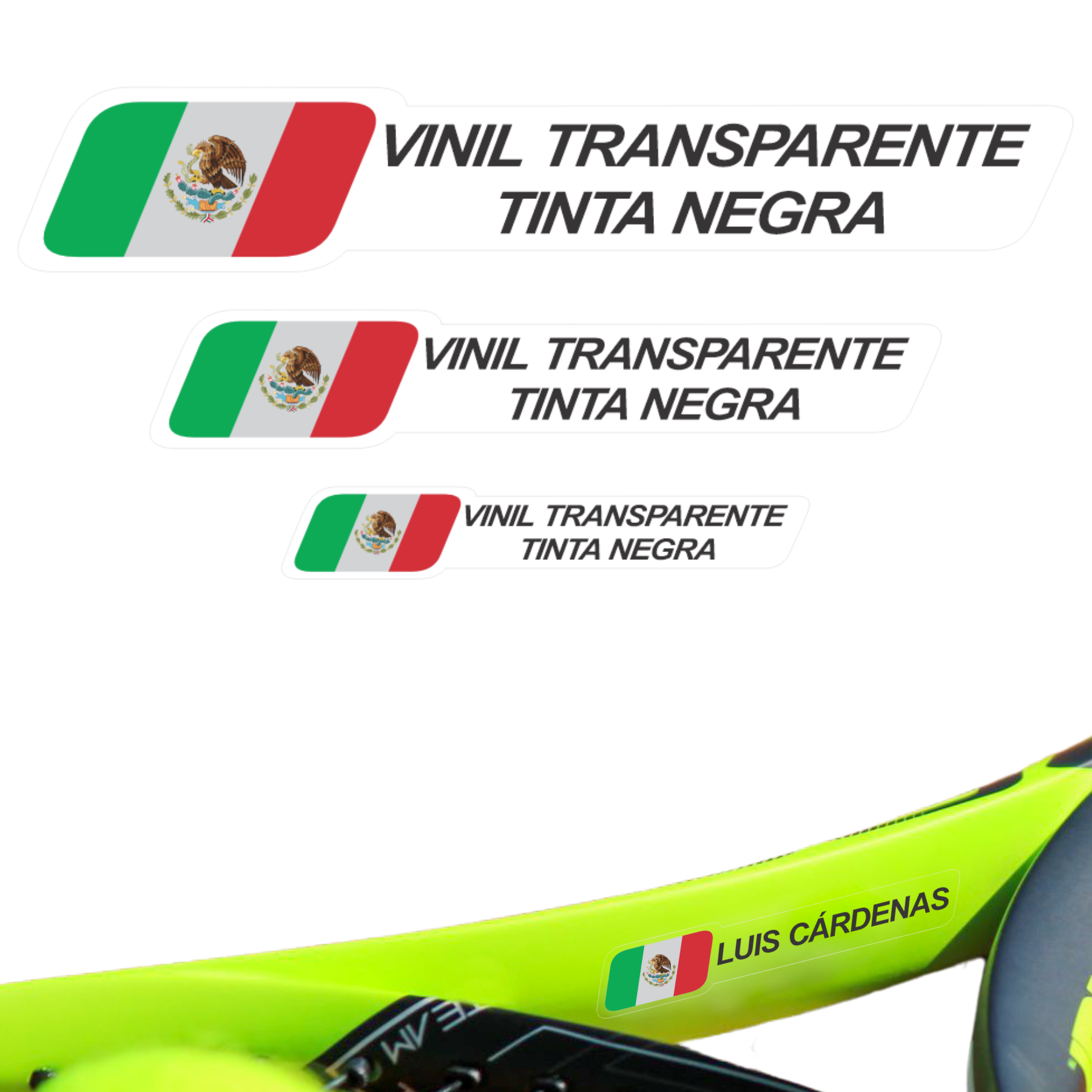 Etiqueta deportiva personalizada para botella