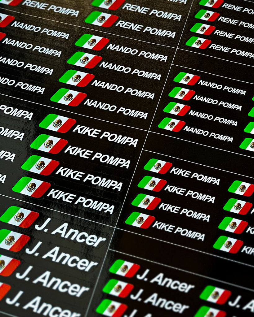 Etiqueta deportiva personalizada para botella