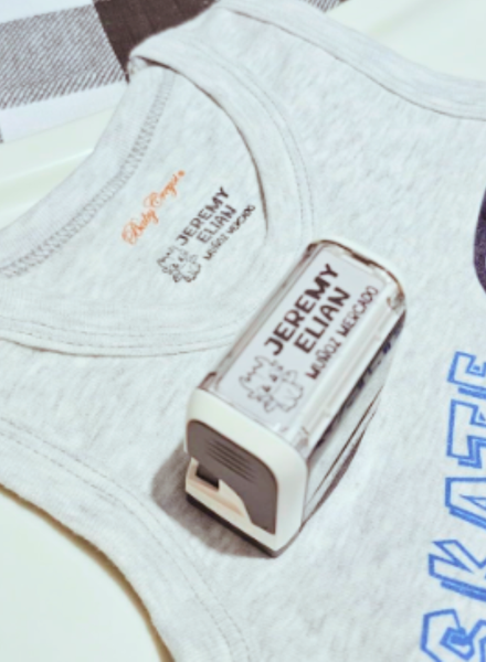 Sello textil impermeable en tela de algodón