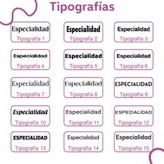 Detalle de impresión del sello calificador WRLD con frase motivadora en libreta