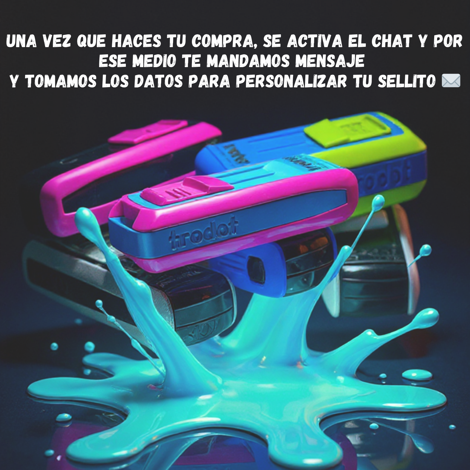 Detalle de impresión del sello médico WRLD en receta médica