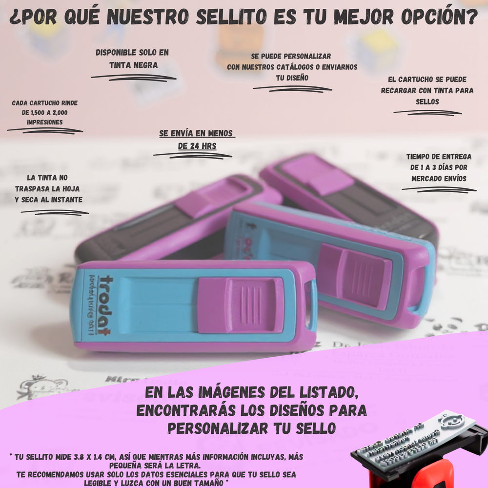 Doctor usando sello médico WRLD de bolsillo durante consulta